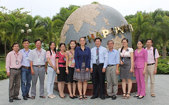 The delegation of Bac Lieu (BL) Giz project visited Dong Thap  University