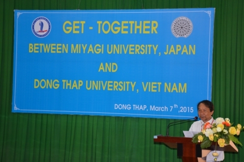 A get-together program between Miyagi University, Japan and Dong Thap University