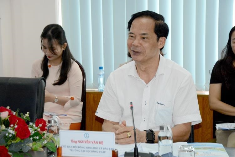 DONG THAP UNIVERSITY, DEPARTMENT OF SCIENCE AND TECHNOLOGY ASSESS 1 YEAR OF COOPERATION