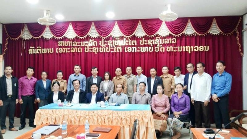 DONG THAP UNIVERSITY STRENGTHENS COOPERATION  IN EDUCATION AND TRAINING  WITH CHAMPASACK PROVINCE - LAOS