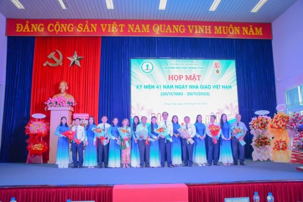 CELEBRATING 41TH ANNIVERSARY OF VIETNAMESE TEACHERS’ DAY AT DONG THAP UNIVERSITY