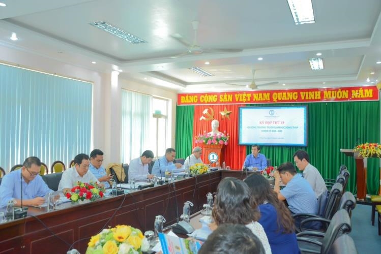 DONG THAP UNIVERSITY COUNCIL’S 19th MEETING OF TERM 2020 - 2025
