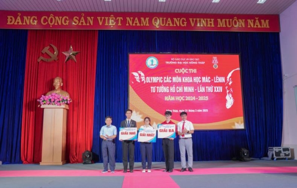 DONG THAP UNIVERSITY ORGANIZED THE 24TH OLYMPIC CONTEST ON MARXISM-LENINISM AND HO CHI MINH’S THOUGHT FOR THE 2024–2025 ACADEMIC YEAR