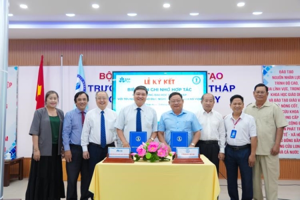 DONG THAP UNIVERSITY WELCOMES FOB AESTHETIC VOCATIONAL TRAINING CENTER