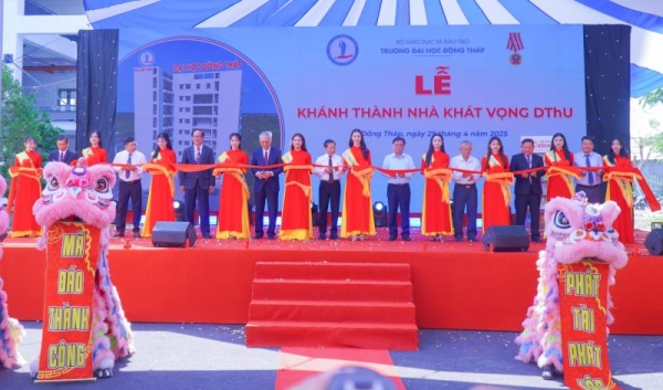 DONG THAP UNIVERSITY INAUGURATED THE “BUILDING OF DTHU ASPIRATION 
