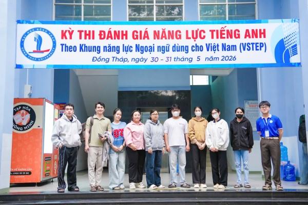 May 2026 VSTEP Exam Session at Dong Thap University